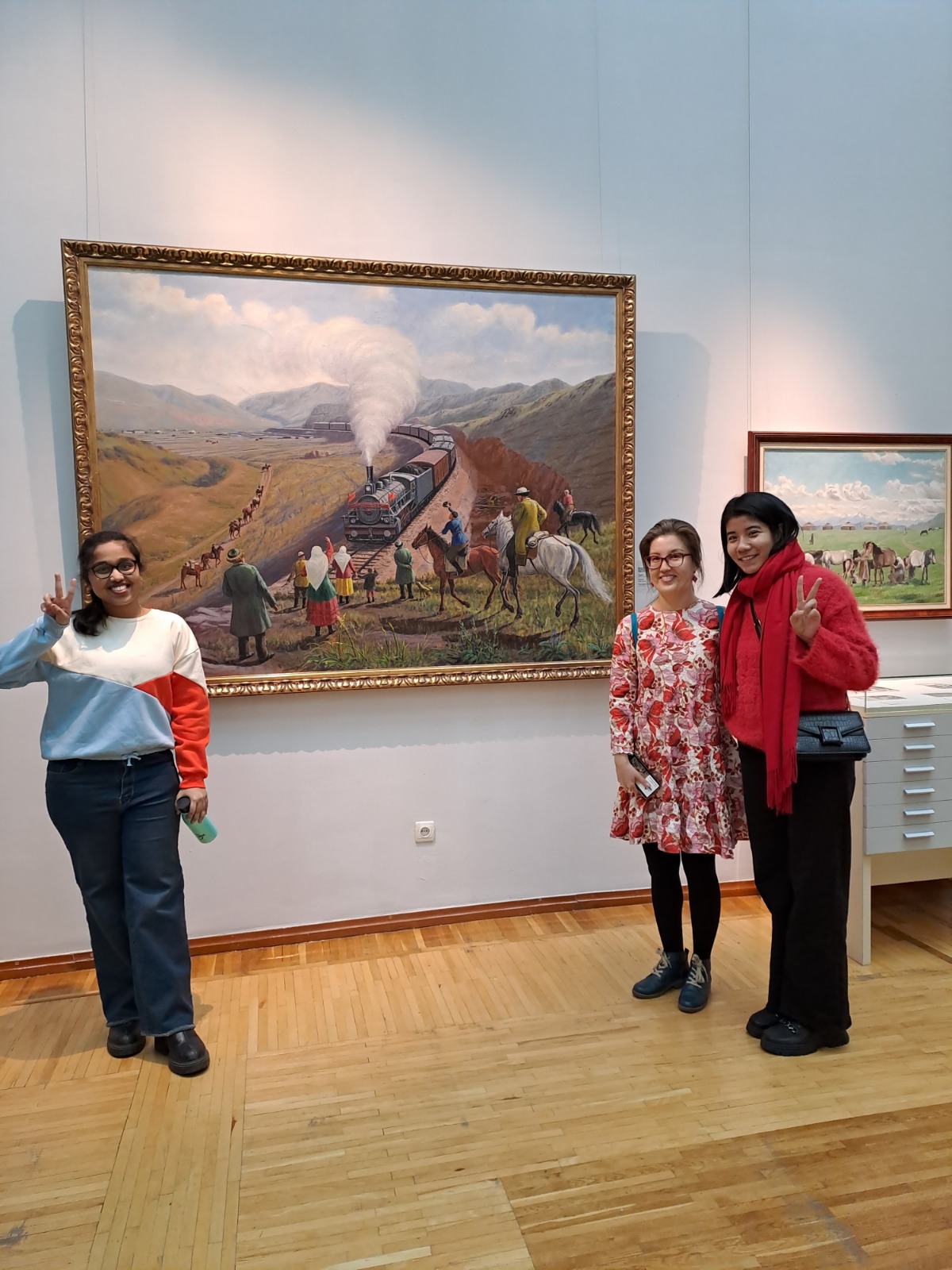 Международные студенты КазНУ познакомились с искусством Казахстана